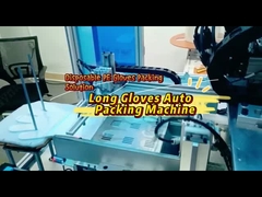 بسته بندی اتوماتیک بسته بندی و مهر و موم ماشین دستکش های بلند PE خانگی 1 جفت بسته