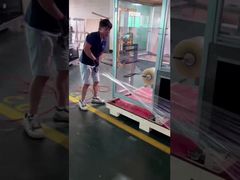 دستگاه بسته بندی فیلم کششی محکم قبل از بسته بندی در جعبه چوبی