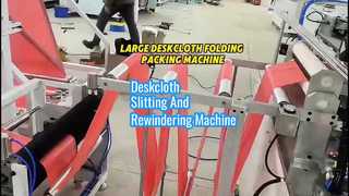 دستگاه برش نورد اتوماتیک تاشو ورق رومیزی یکبار مصرف بزرگ