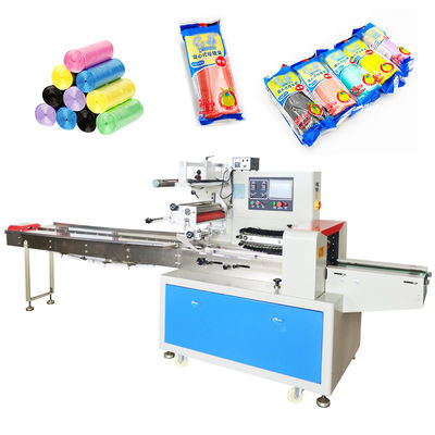 کیفیت  Garbage Plastic Bag Pillow Packaging Machine Automatic Packer 2.5KW کارخانه