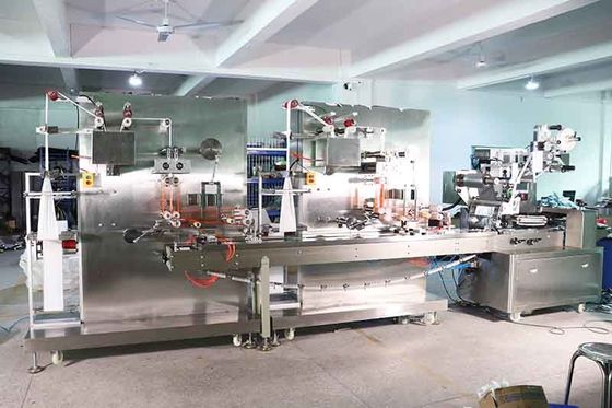 PLC پاکت های مرطوب بسته بندی ماشین خودکار تازه سازی تمیز کردن واحد پاکت های مرطوب پاکت های کاغذی ماشین ساخت 220v