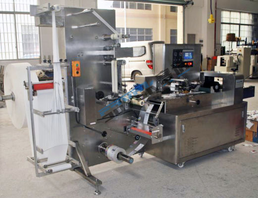 220 ولت پاک کننده های مرطوب بسته بندی ماشین Servo Driven Punching برچسب گذاری بافت مرطوب